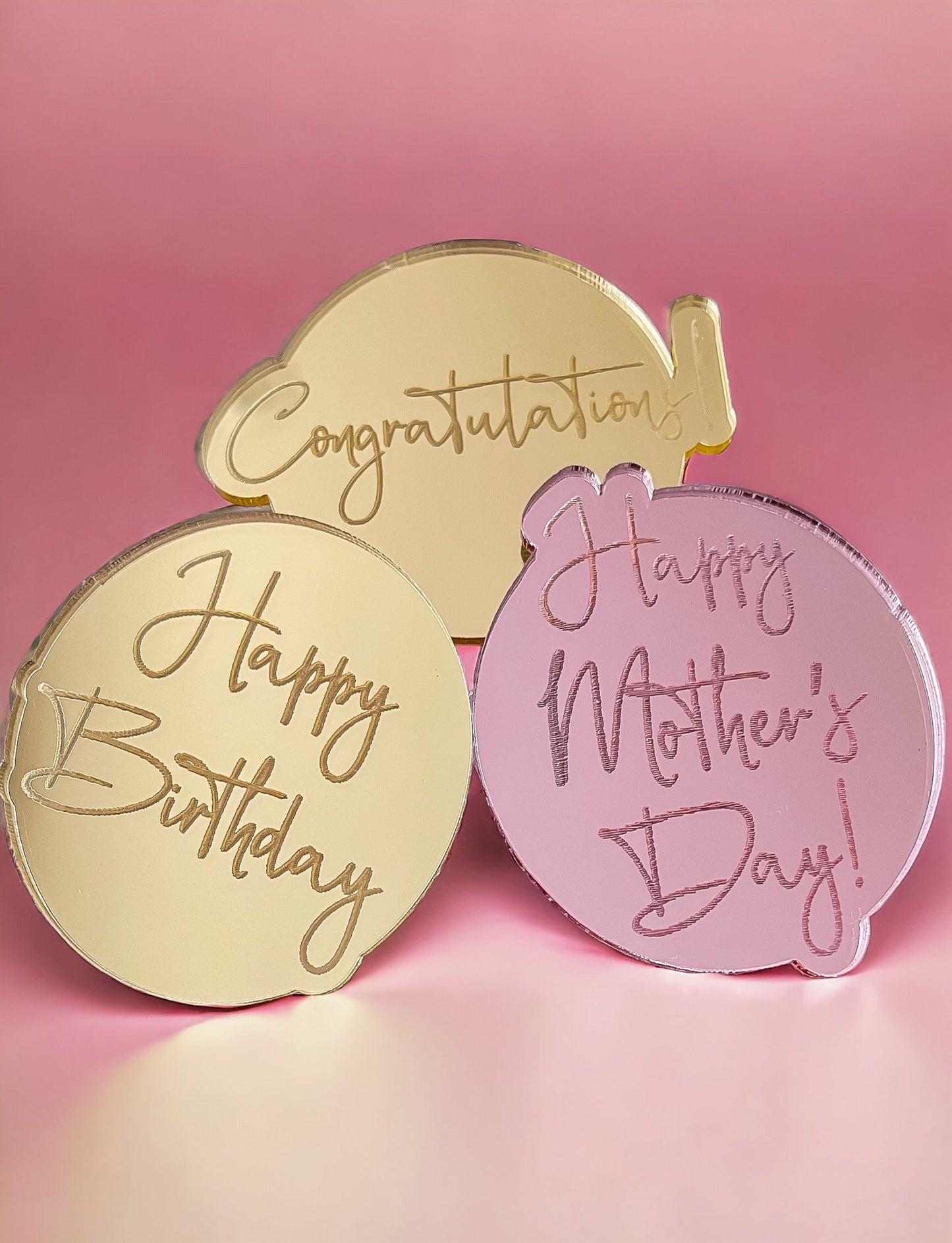 Medallion Cupcake and Cake Topper