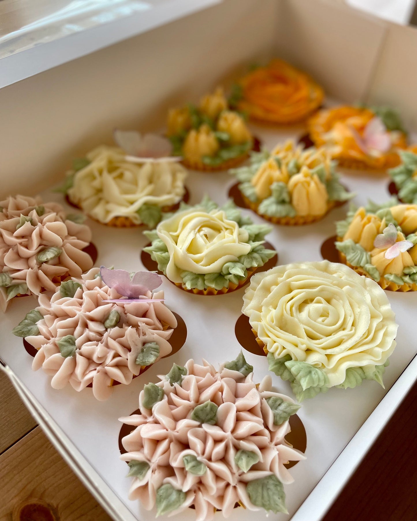Floral Cupcakes