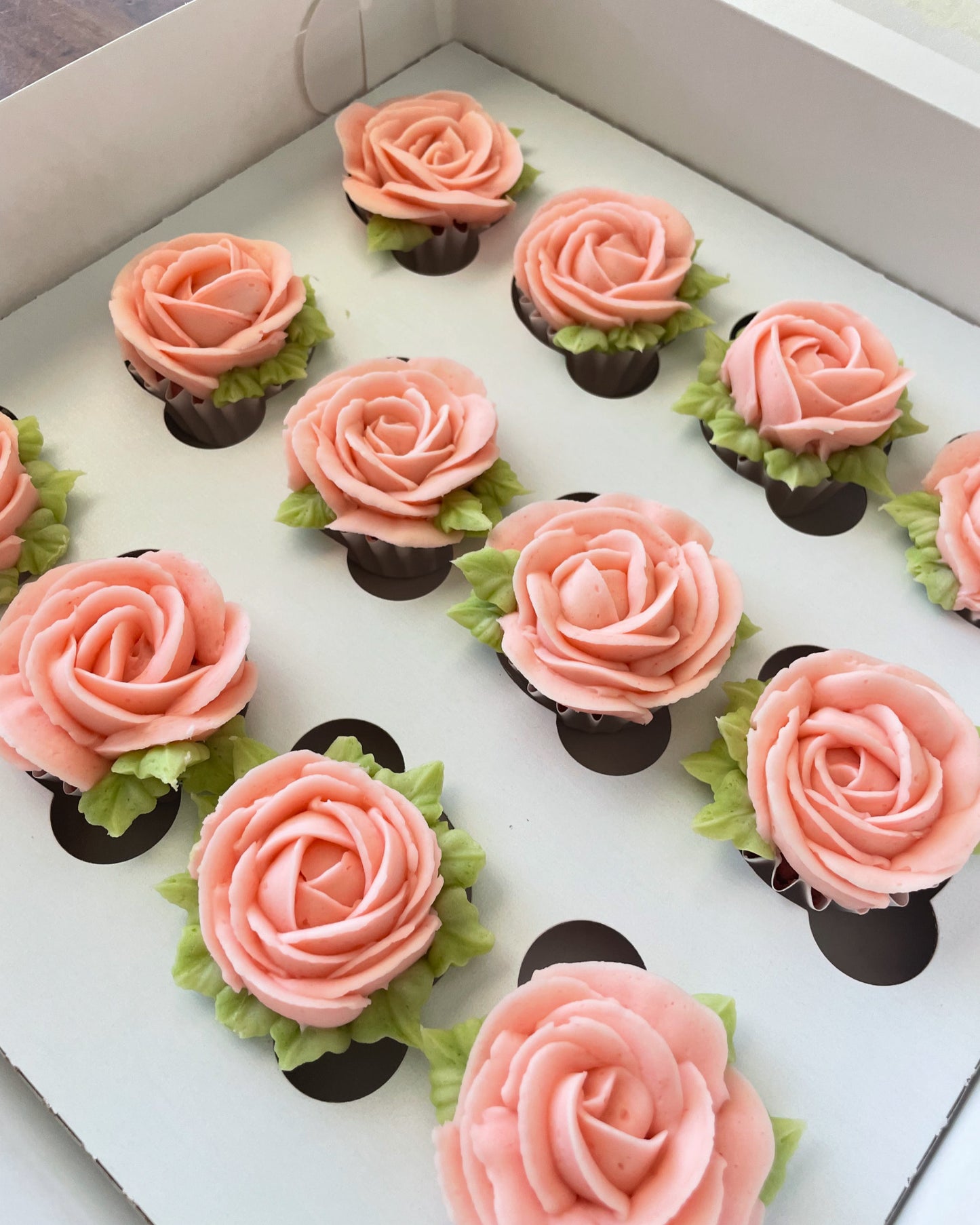 Mini Floral Cupcakes